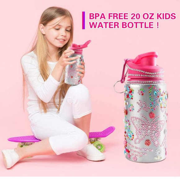 DIY Rhinestone Decorate Your Own Water Bottle - Picture 6 of 7